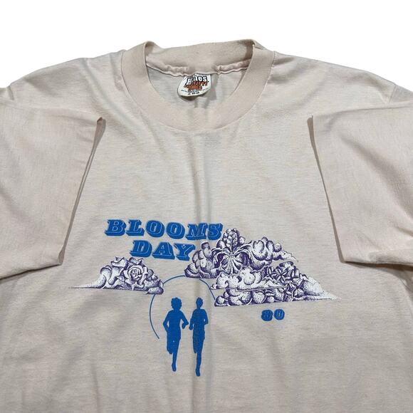 Vintages 80s Bloomsday 1980 Spokane Marathon Run T-Shirt - Picture 1 of 5